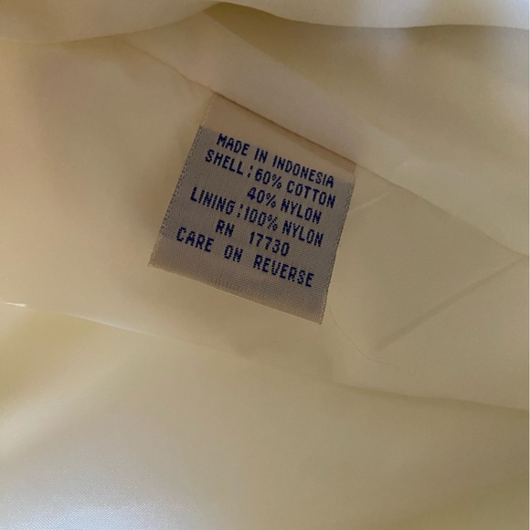 NWT Rare Vintage Boundary Waters Woman’s White 90’s style drawstring Jacket Lrg - Picture 12 of 13